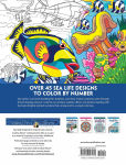 Alternative view 2 of Creative Haven Sea Life Color by Number Coloring Book