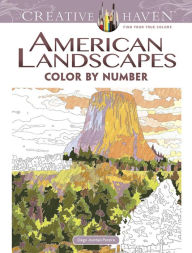 Title: Creative Haven American Landscapes Color by Number Coloring Book, Author: Diego Jourdan Pereira