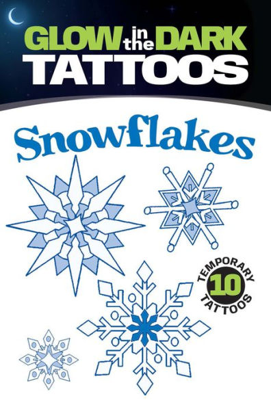 Glow-in-the-Dark Tattoos Snowflakes