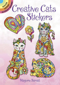 Title: Creative Cats Stickers, Author: Marjorie Sarnat