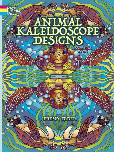 Animal Kaleidoscope Designs Coloring Book