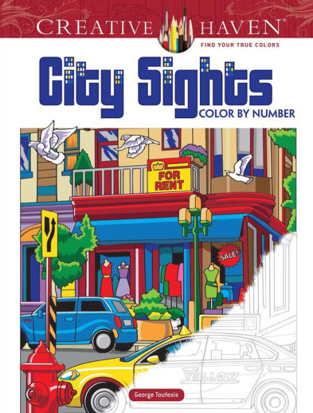 Creative Haven City Sights Color By Number