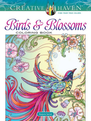 Download Creative Haven Birds and Blossoms Coloring Book by ...
