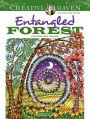 Creative Haven Entangled Forest Coloring Book