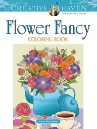 Real book download pdf free Creative Haven Flower Fancy Coloring Book by Jessica Mazurkiewicz  (English Edition)