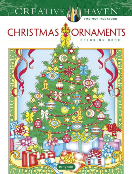 Creative Haven Christmas Ornaments Coloring Book