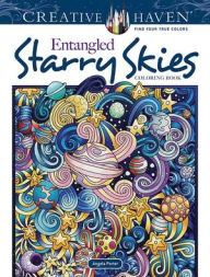 Ebook store free download Creative Haven Entangled Starry Skies Coloring Book