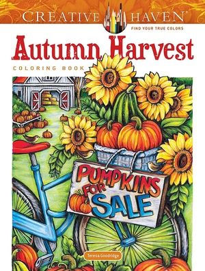 Creative Haven Autumn Harvest Coloring Book