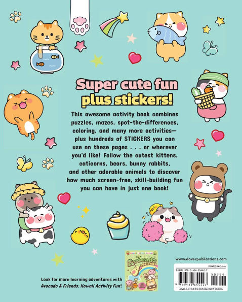 Kittens & Friends: Kawaii Activity Fun (With Over 200 Stickers!)