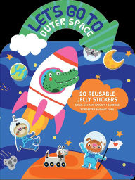 Title: Let's Go to Outer Space Jelly Sticker Activity Book, Author: Dover Publications