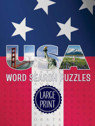 Title: USA Word Search Puzzles (Large Print), Author: Ilene J. Rattiner