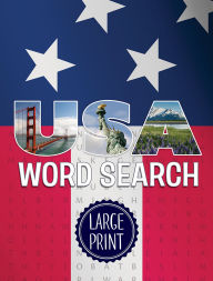 Title: USA Word Search (Large Print), Author: Ilene J. Rattiner