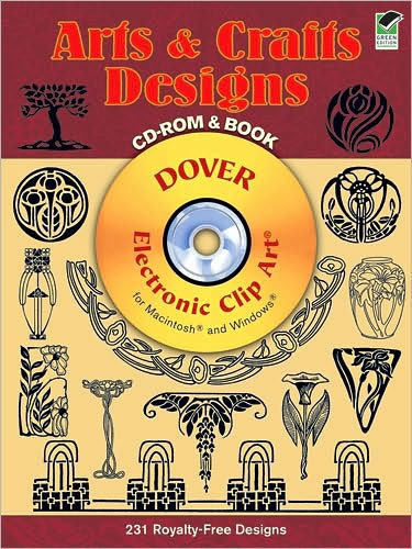 Arts and Crafts Designs CD-ROM and Book