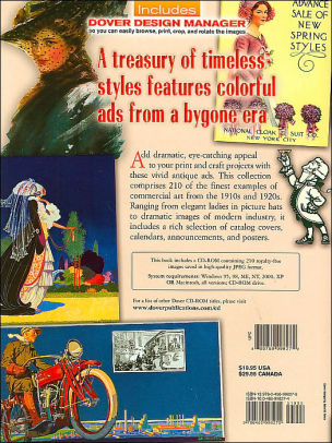 Full-Color Vintage Advertising Illustrations CD-ROM and ...