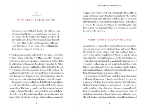 the Aztec Myths: A Guide to Ancient Stories and Legends