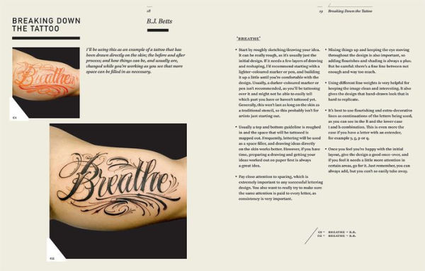 Graphic Art of Tattoo Lettering: A Visual Guide to Contemporary Styles and Designs