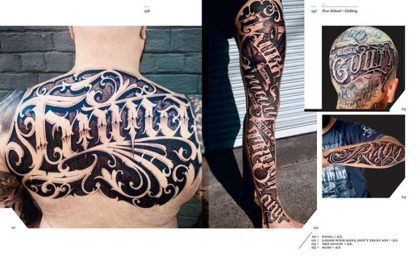 Graphic Art of Tattoo Lettering: A Visual Guide to Contemporary Styles and Designs