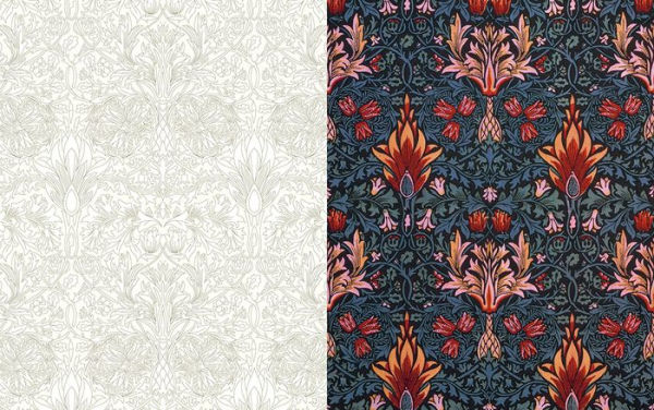 William Morris: An Arts & Crafts Coloring Book
