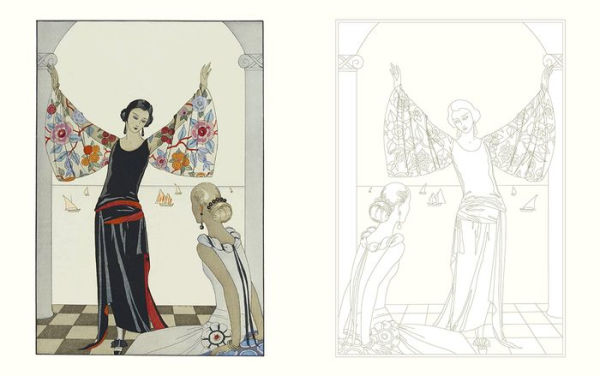 The Age of Glamour: An Art Deco Coloring Book