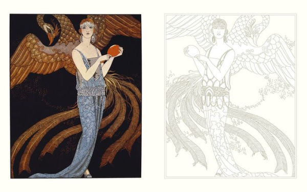 The Age of Glamour: An Art Deco Coloring Book