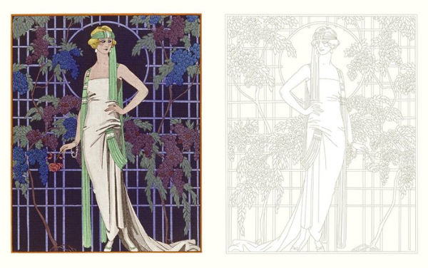 The Age of Glamour: An Art Deco Coloring Book