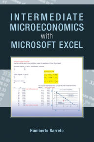 Title: Intermediate Microeconomics with Microsoft Excel, Author: Humberto Barreto