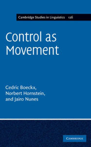 Title: Control as Movement, Author: Cedric Boeckx