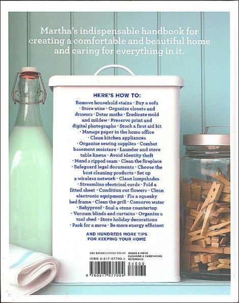 Martha Stewart's Homekeeping Handbook: The Essential Guide to Caring for Everything in Your Home