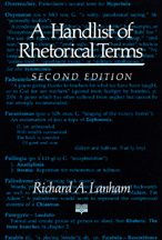 Title: A Handlist of Rhetorical Terms, Second edition / Edition 2, Author: Richard A. Lanham