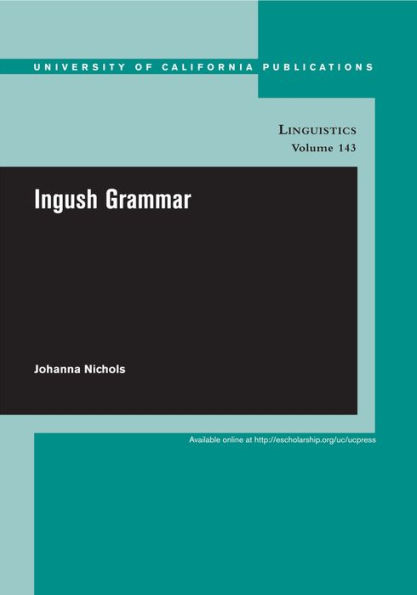 Ingush Grammar / Edition 1