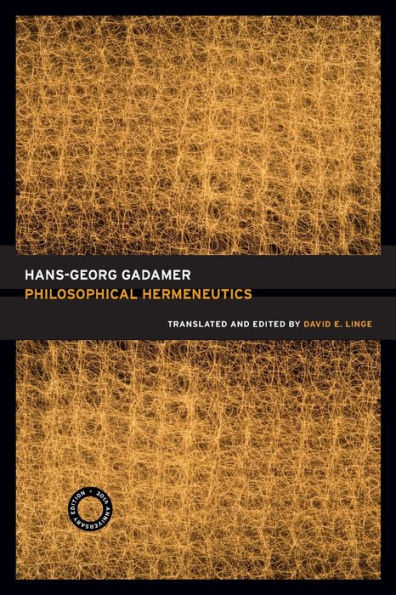 Philosophical Hermeneutics, 30th Anniversary Edition / Edition 1