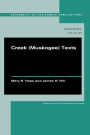 Creek (Muskogee) Texts