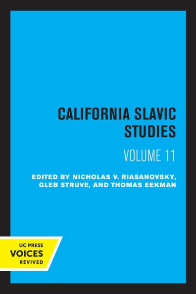 California Slavic Studies