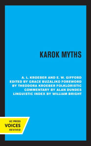 Title: Karok Myths, Author: A. L. Kroeber