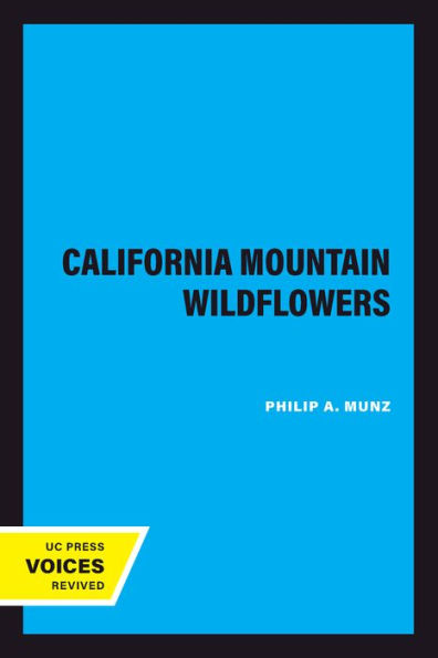 California Mountain Wildflowers