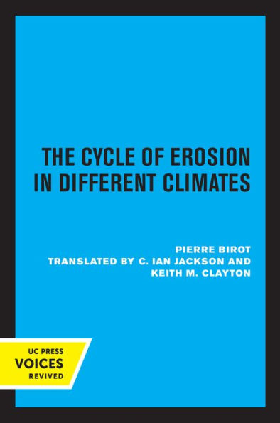 The Cycle of Erosion Different Climates