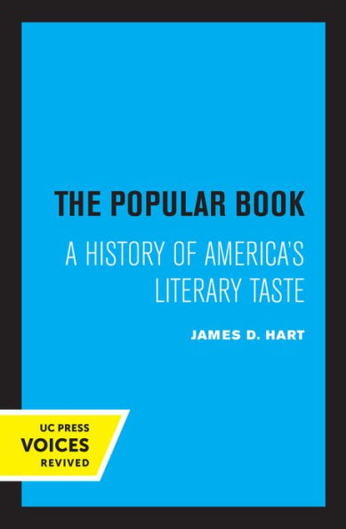 The Popular Book: A History of America's Literary Taste