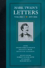 Title: Mark Twain's Letters, Volume 1: 1853-1866, Author: Mark Twain