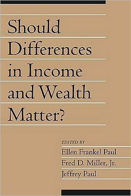 Should Differences in Income and Wealth Matter?: Volume 19, Part 1 / Edition 1