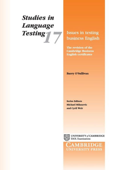 Issues in Testing Business English: The Revision of the Cambridge Business English Certificates
