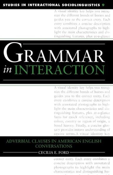 Grammar Interaction: Adverbial Clauses American English Conversations