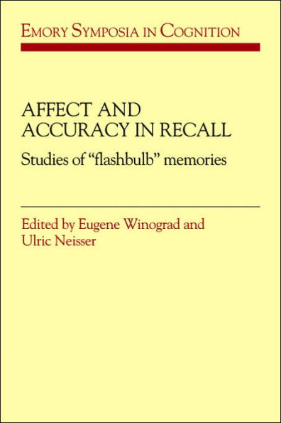 Affect and Accuracy in Recall: Studies of 'Flashbulb' Memories