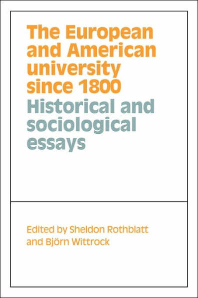 The European and American University since 1800