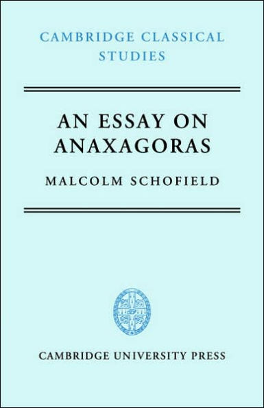 An Essay on Anaxagoras