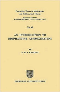 Title: Diophant Approx, Author: J. W. S. Cassels