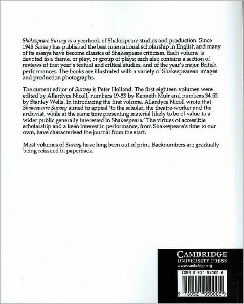 Shakespeare Survey: Volume 57, Macbeth and its Afterlife: An Annual Survey of Shakespeare Studies and Production