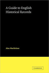 Title: English Historical Records, Author: Alan MacFarlane