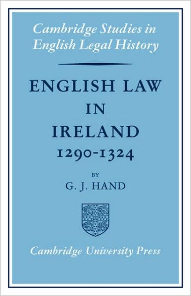 English Law in Ireland 1290-1324