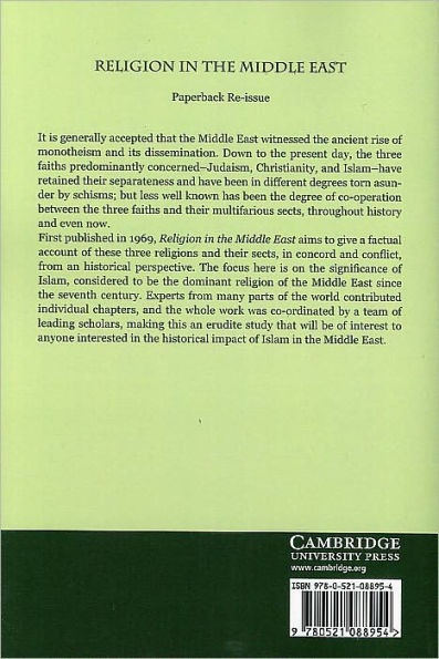 Religion in the Middle East: Volume II