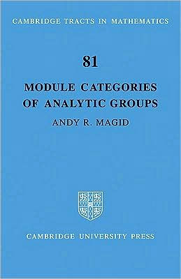 Module Categories of Analytic Groups